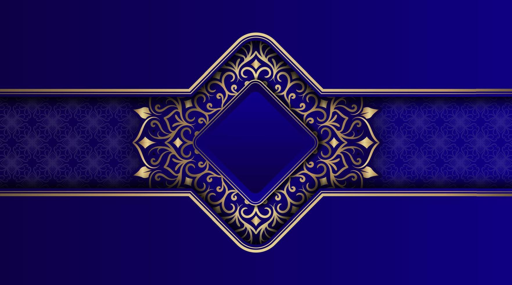 luxury background  with mandala ornament vector