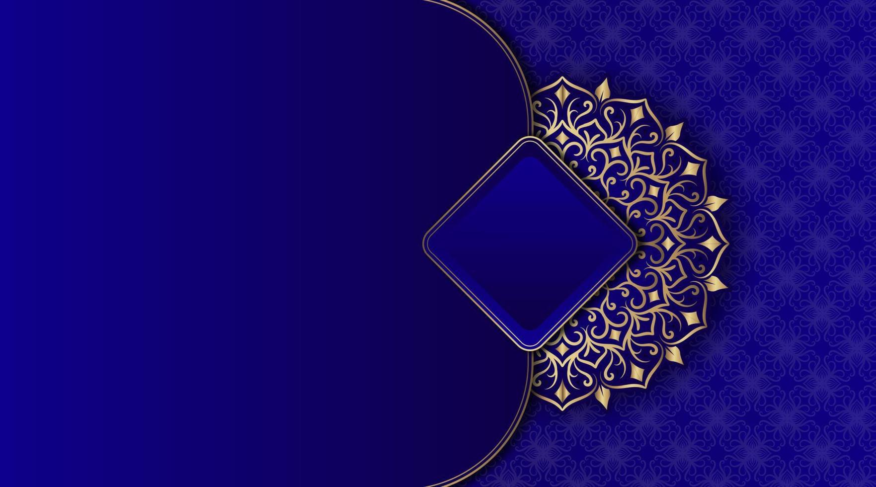 luxury background  with mandala ornament vector