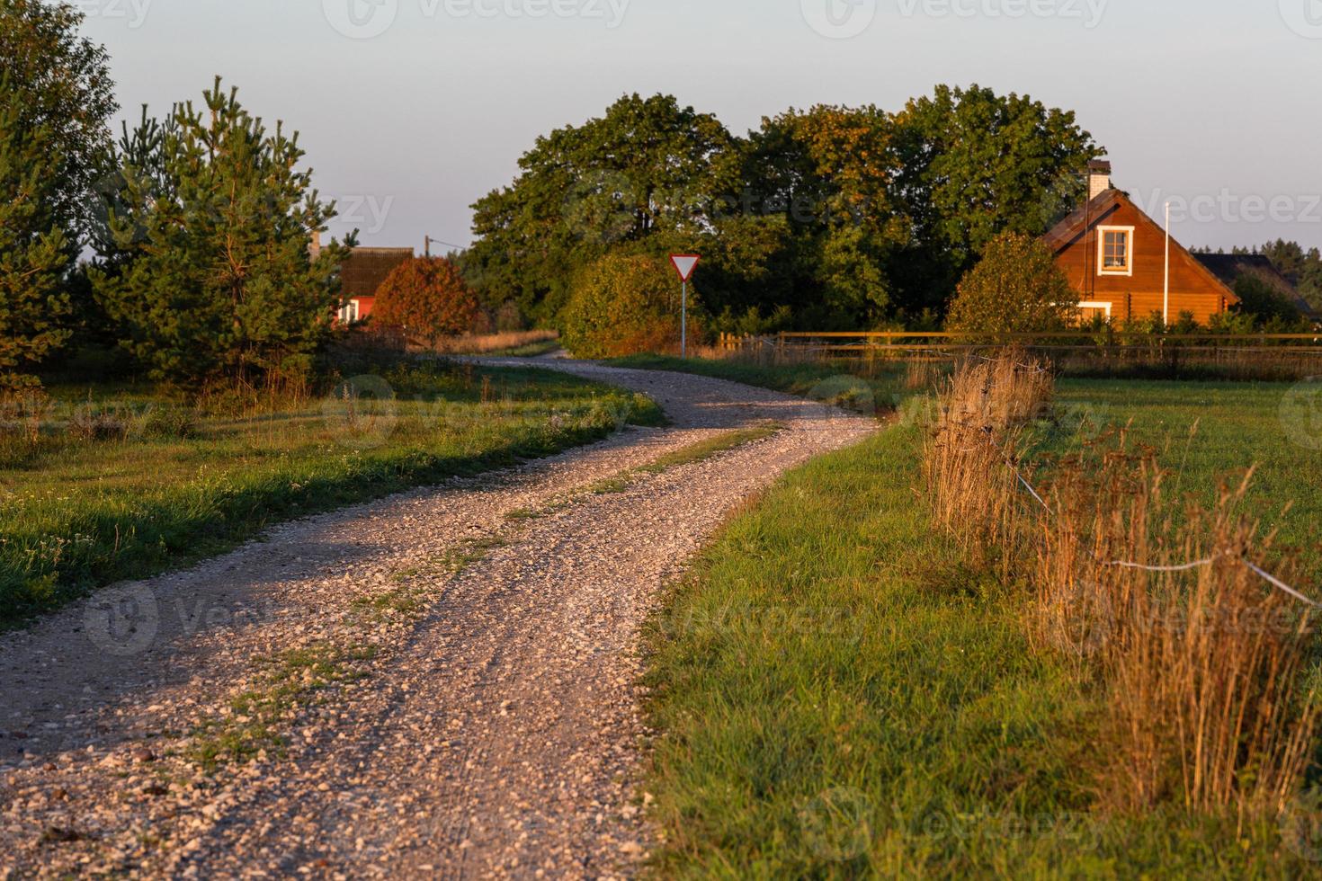 Natural landscapes of the island of Vormsi photo