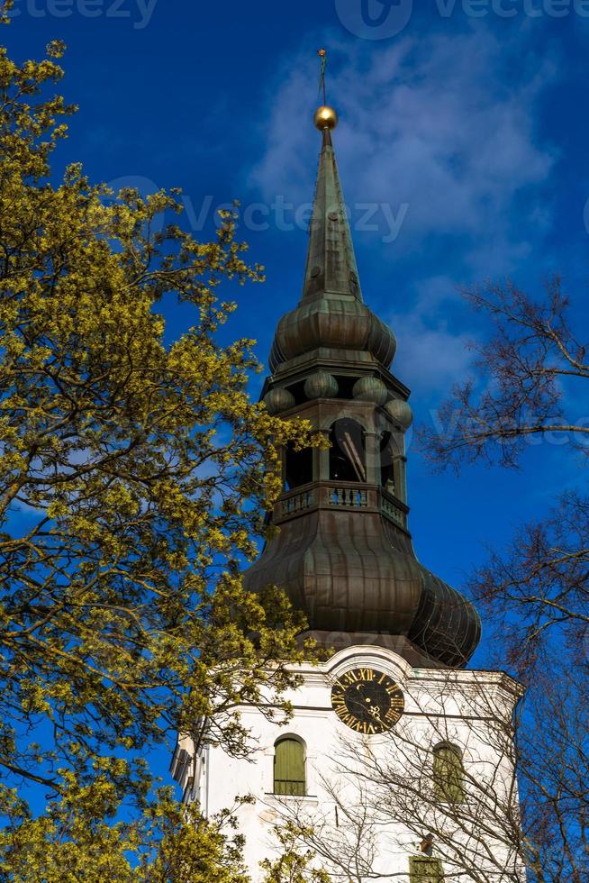 Tallinn Old Town in Summer Evening photo