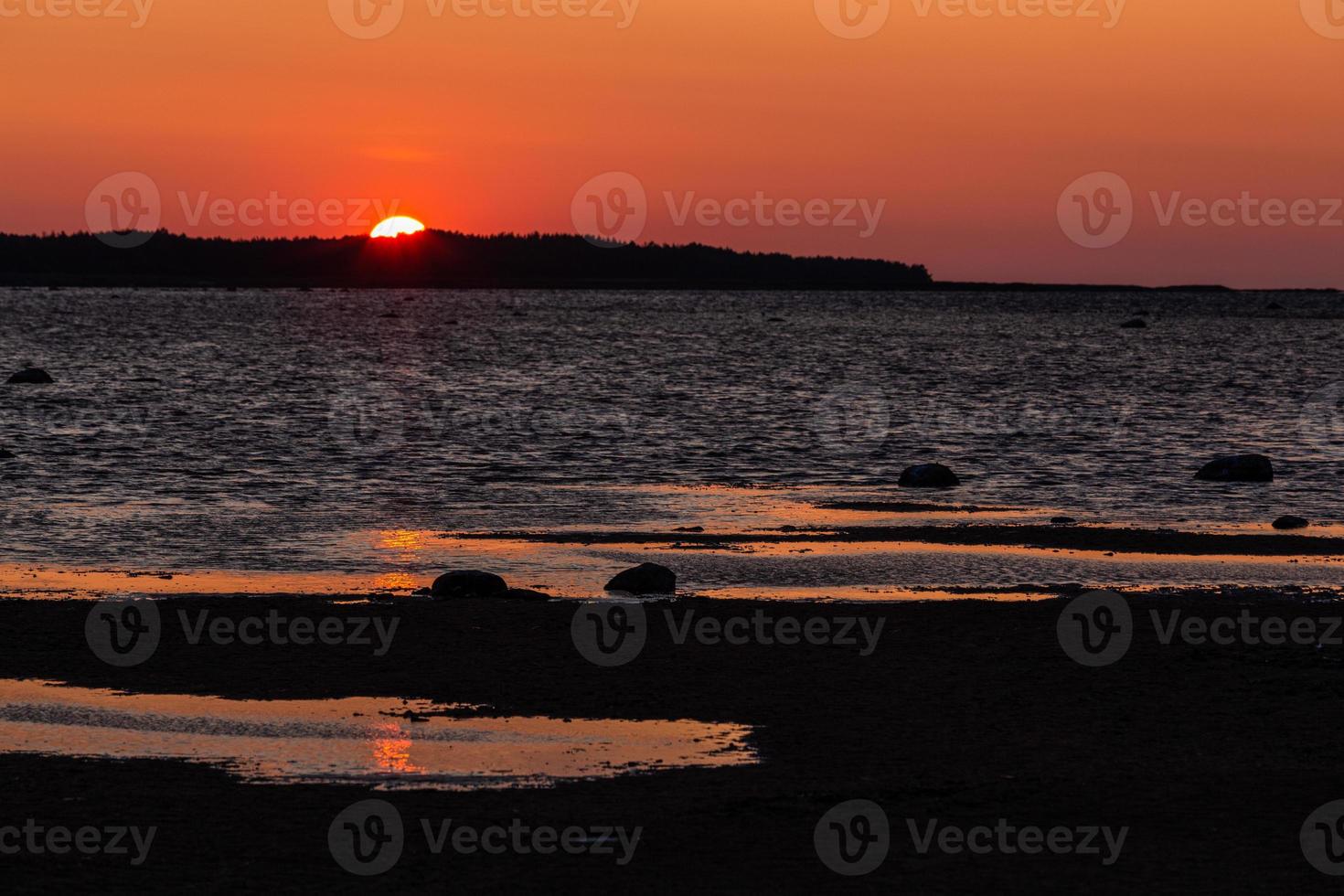 Natural landscapes of the island of Vormsi photo
