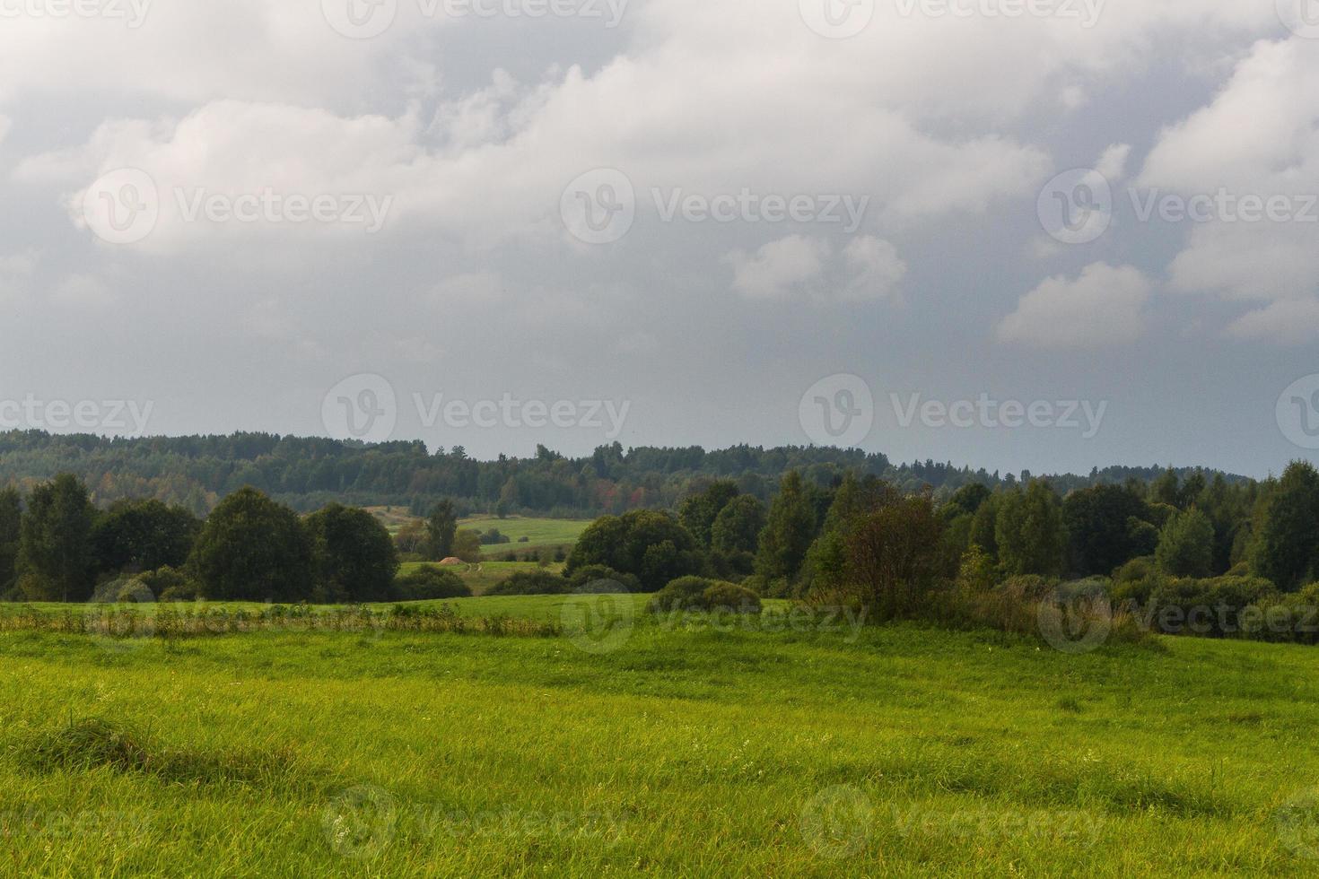 Rural Summer landscapes in Baltic States photo