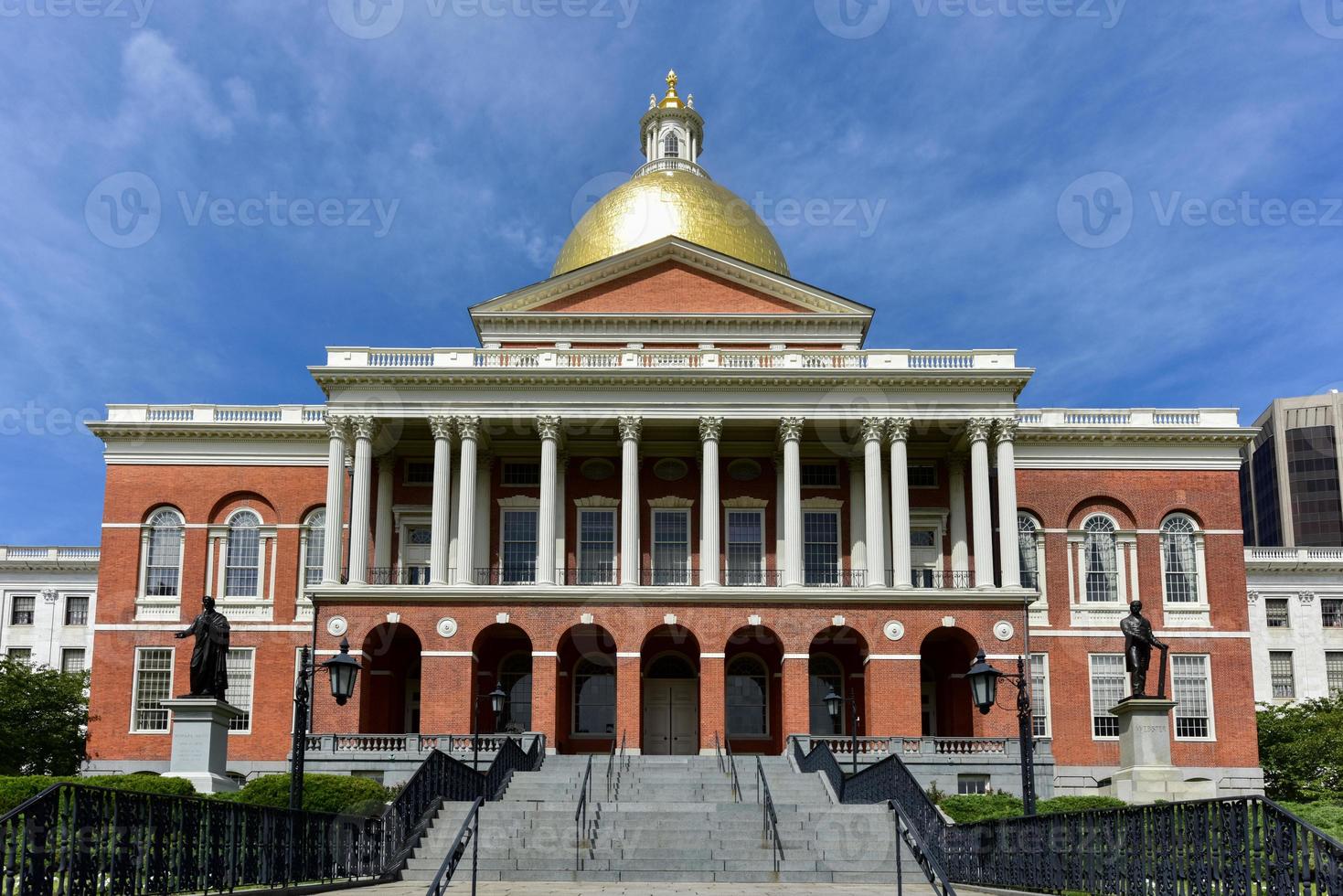 The Massachusetts State House, also called Massachusetts Statehouse or the New State House in Boston. photo