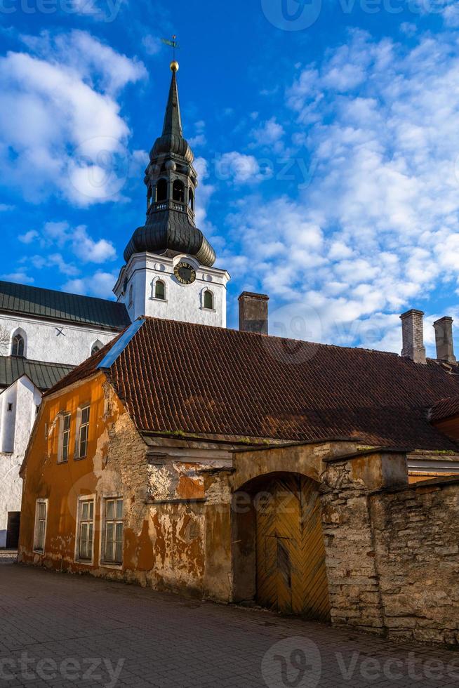 Tallinn Old Town in Summer Evening photo