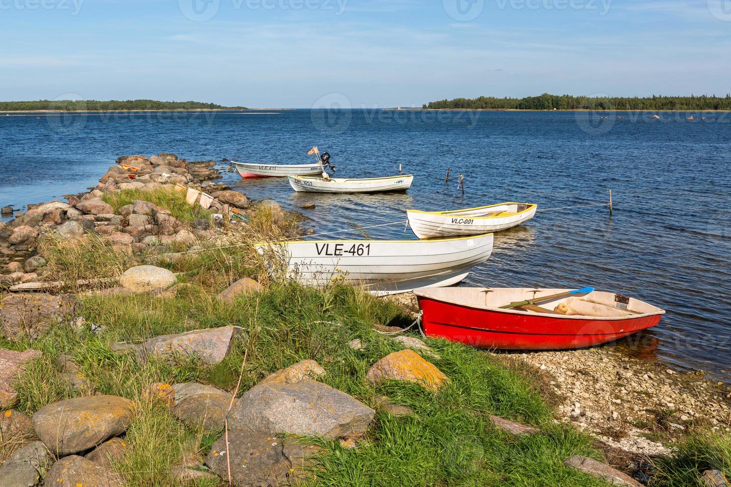 paisajes naturales de la isla de vormsi foto