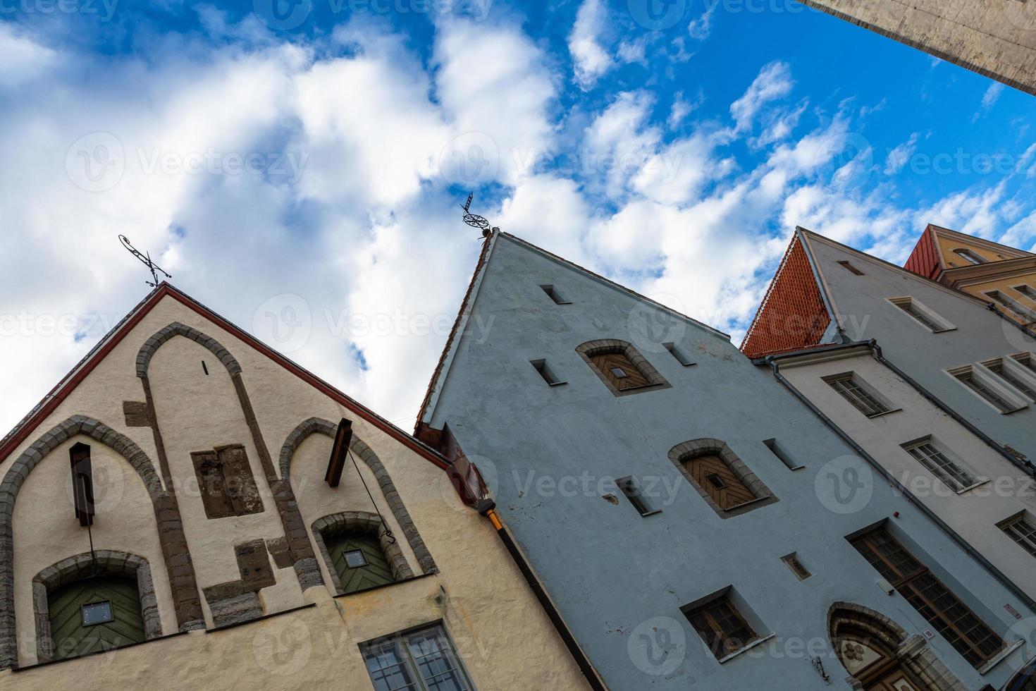 Tallinn Old Town in Summer Evening photo