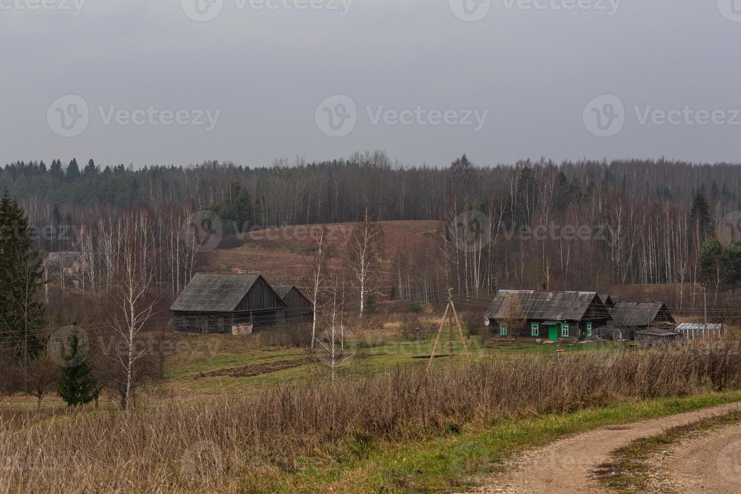 paisajes otoñales en letonia foto
