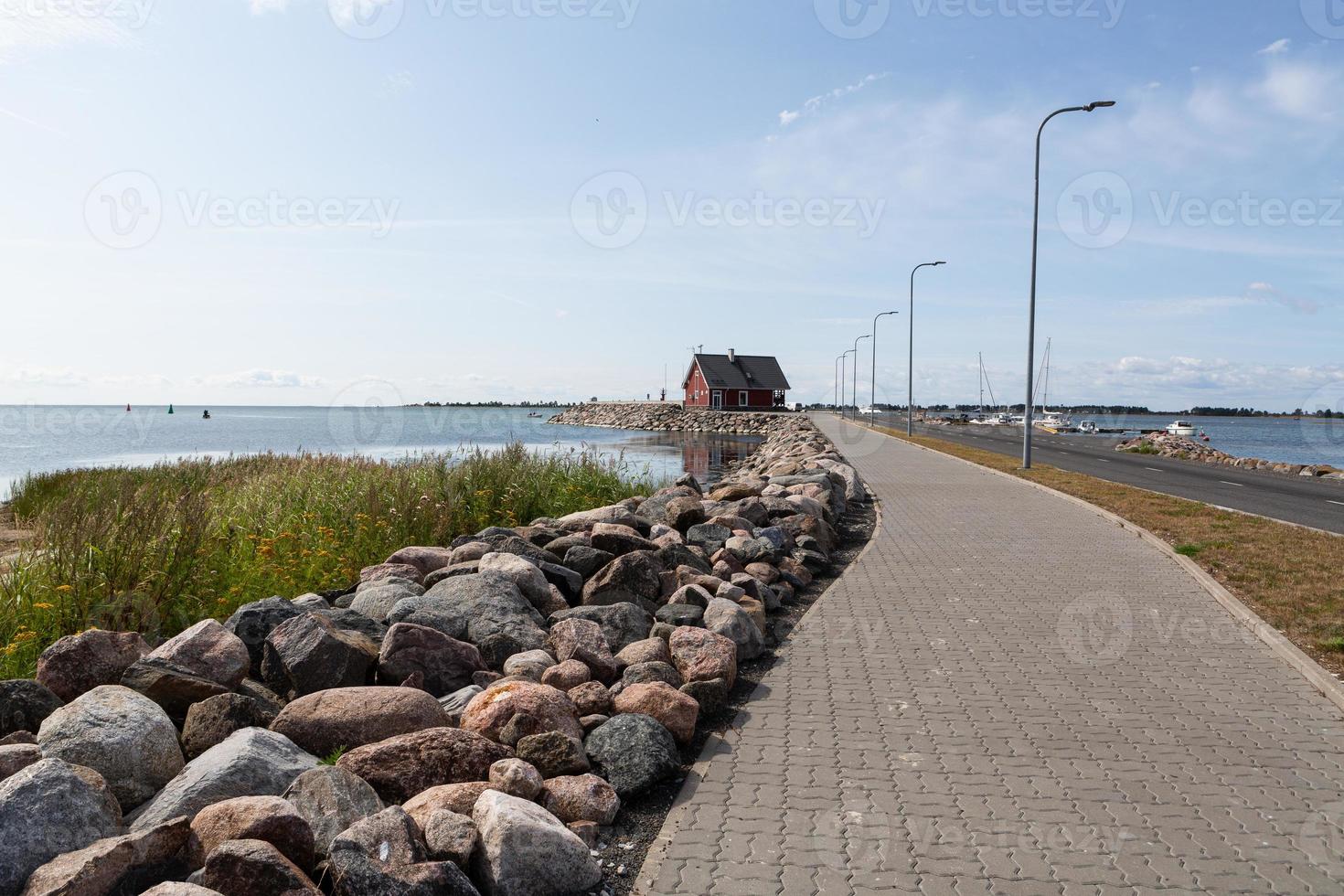 paisajes naturales de la isla de vormsi foto