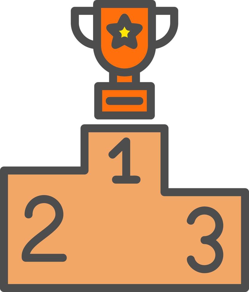 First Prize Vector Icon