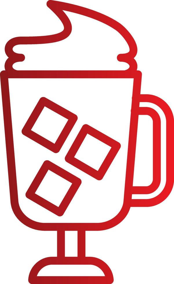 Ice Coffe Vector Icon