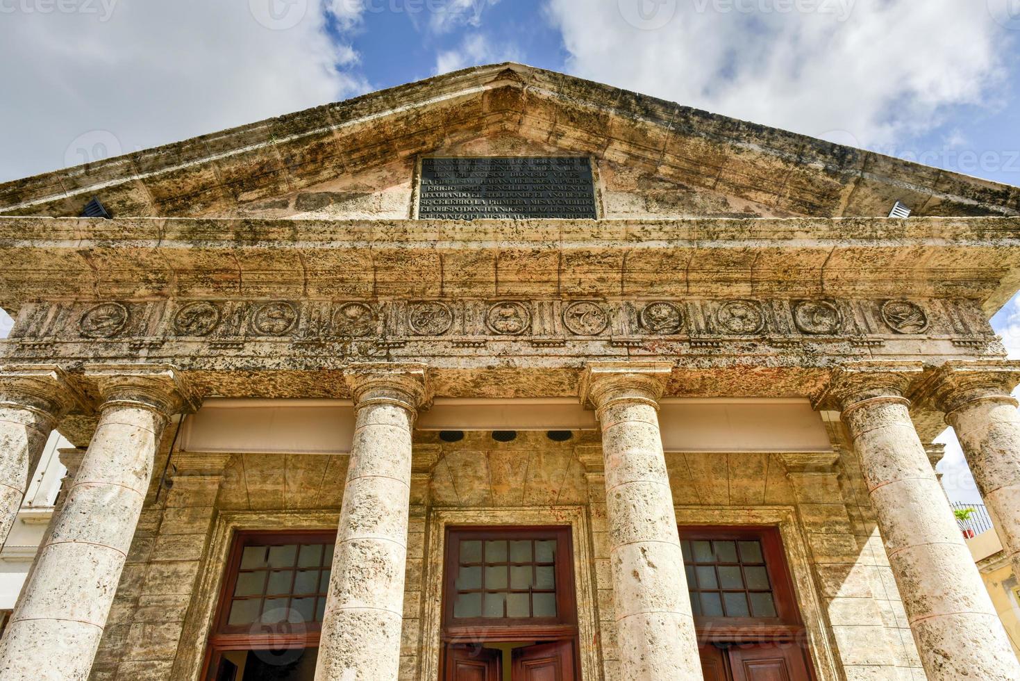 El Templete in Old Havana. This is a neoclassic building and the place where the foundation of the town of San Cristobal de la Habana was celebrated in 1519. photo
