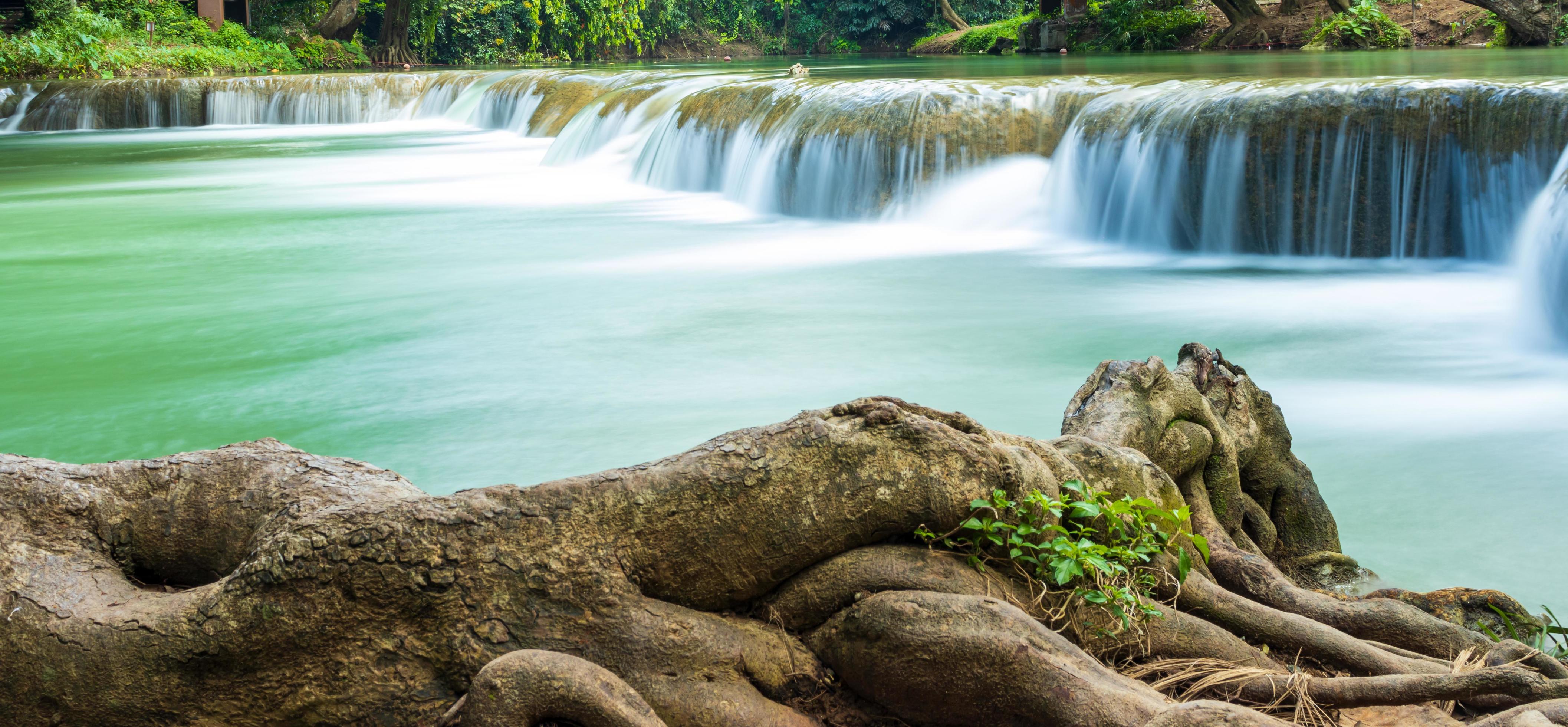 Chet Sao Noi Waterfall Beautiful waterfall in the middle of the forest