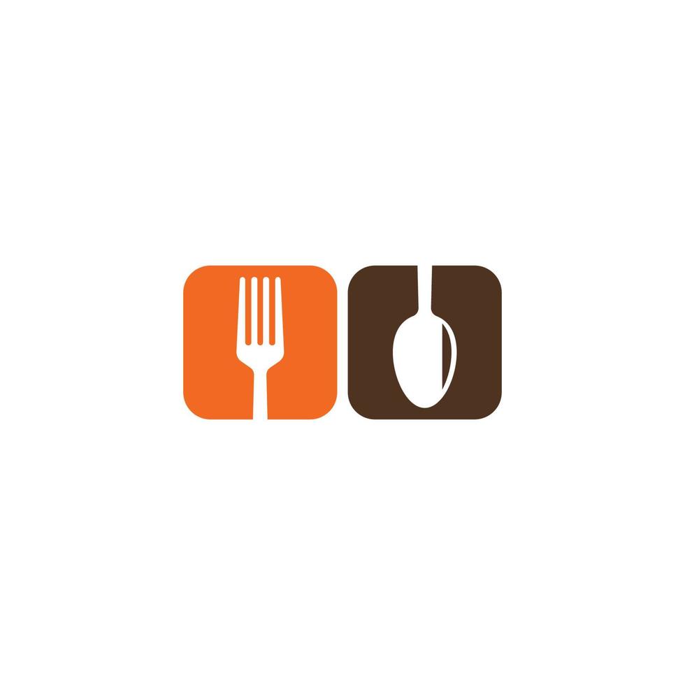 Fork and Spoon logo Template vector icon illustration