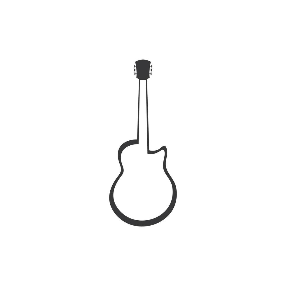 Guitar logo template vector icon illustration 16106574 Vector Art at