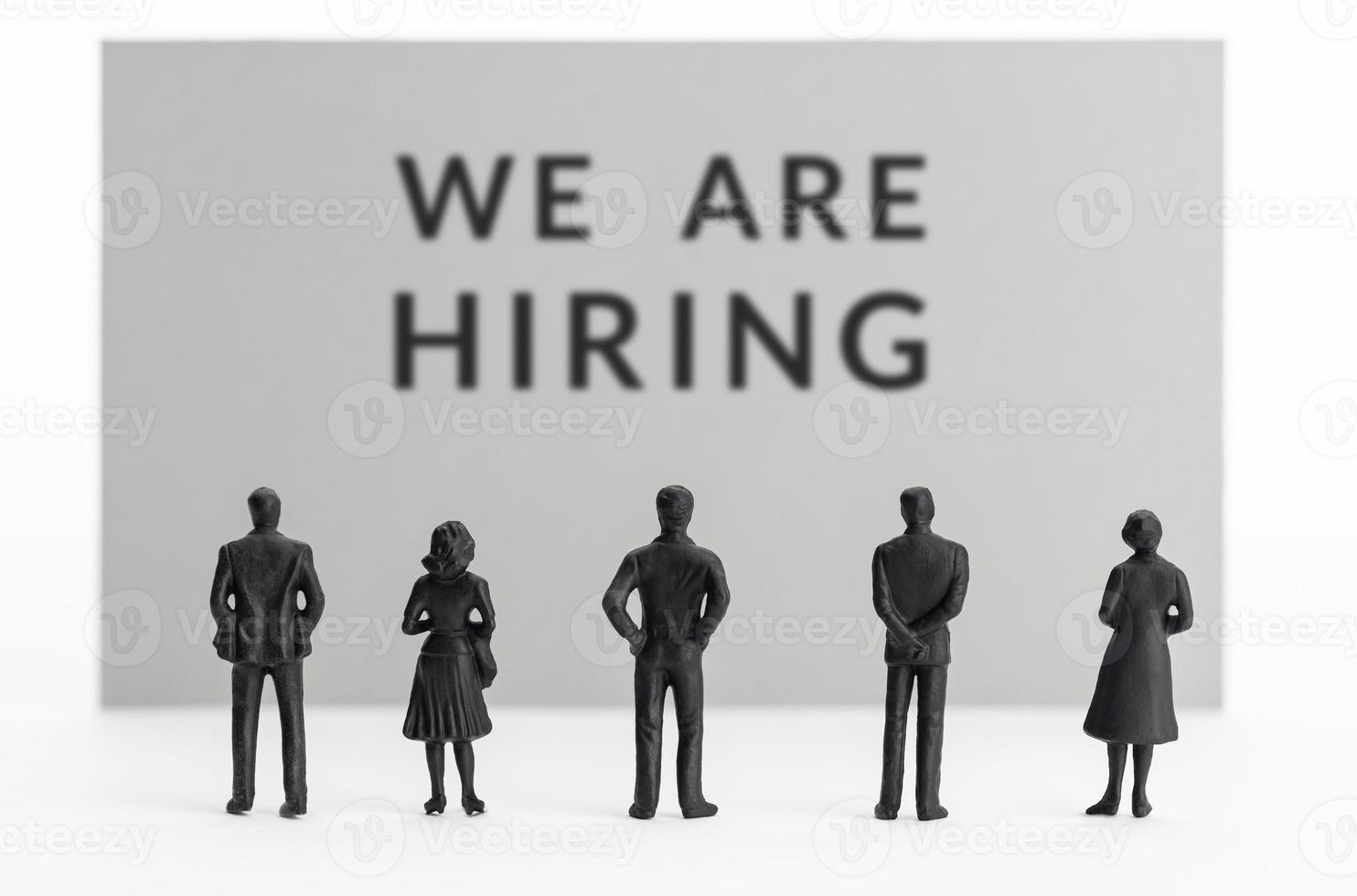 We are hiring concept photo