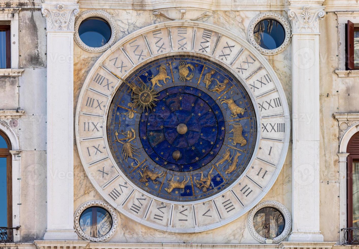 Torre dell Orologio - St Mark s clocktower in Venice, Italy photo