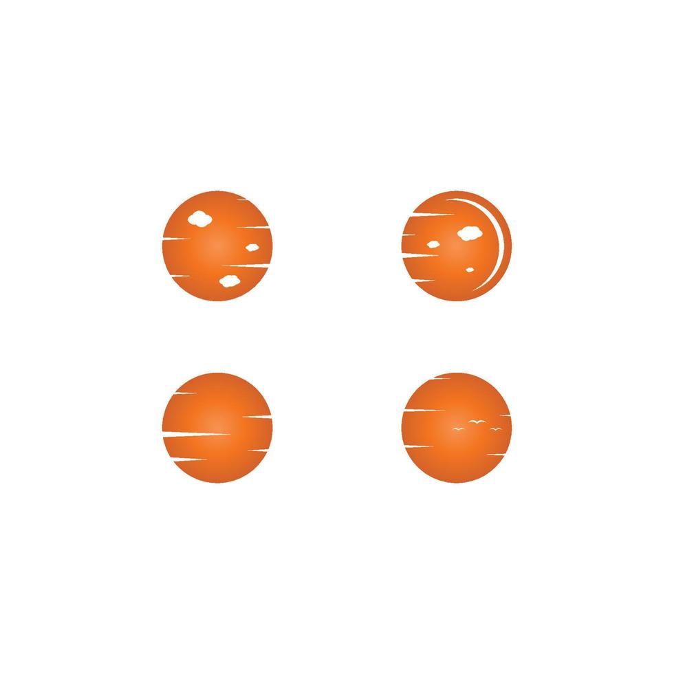 sun Logo Icon Vector illustration