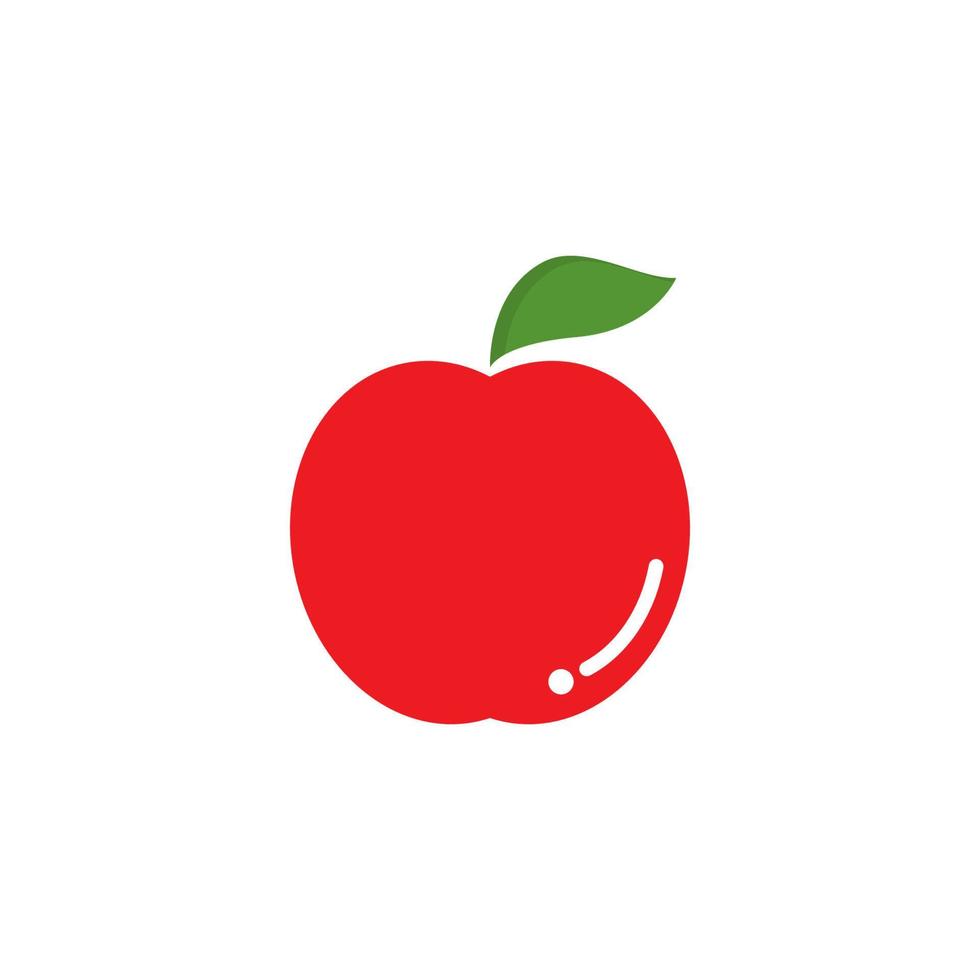 Apple logo template vector illustration