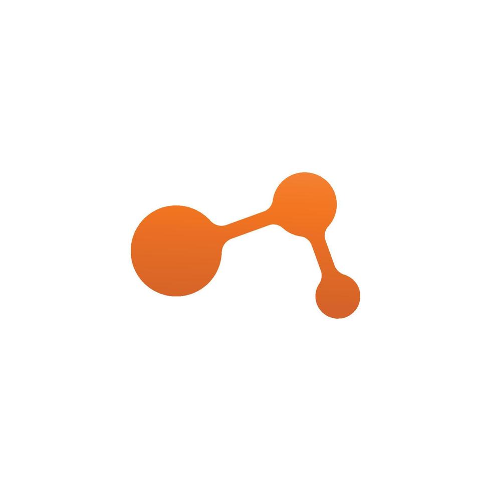 molecule logo vector icon illustration