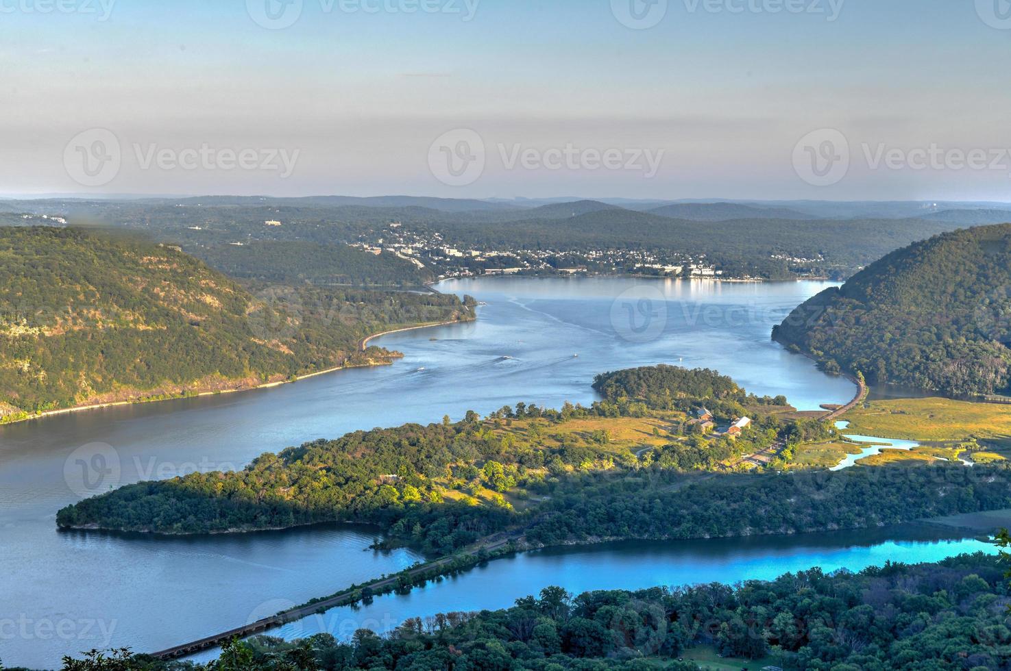 View from Bear Mountain, one of the best-known peaks of New York's Hudson Highlands. photo