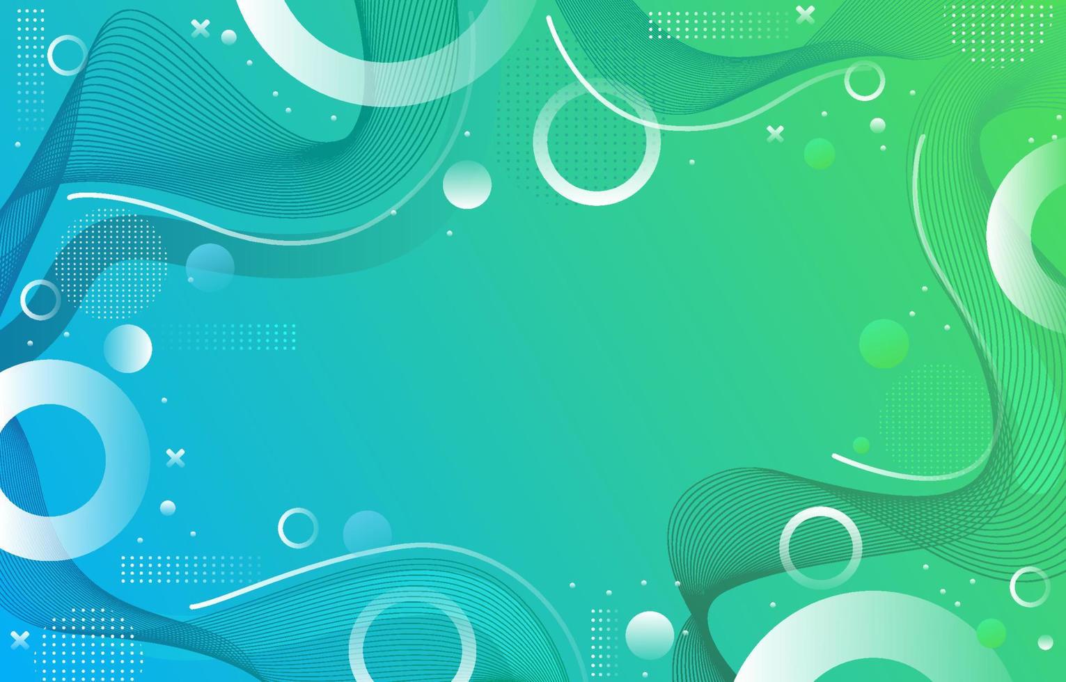 Blue and Green Combo Background vector