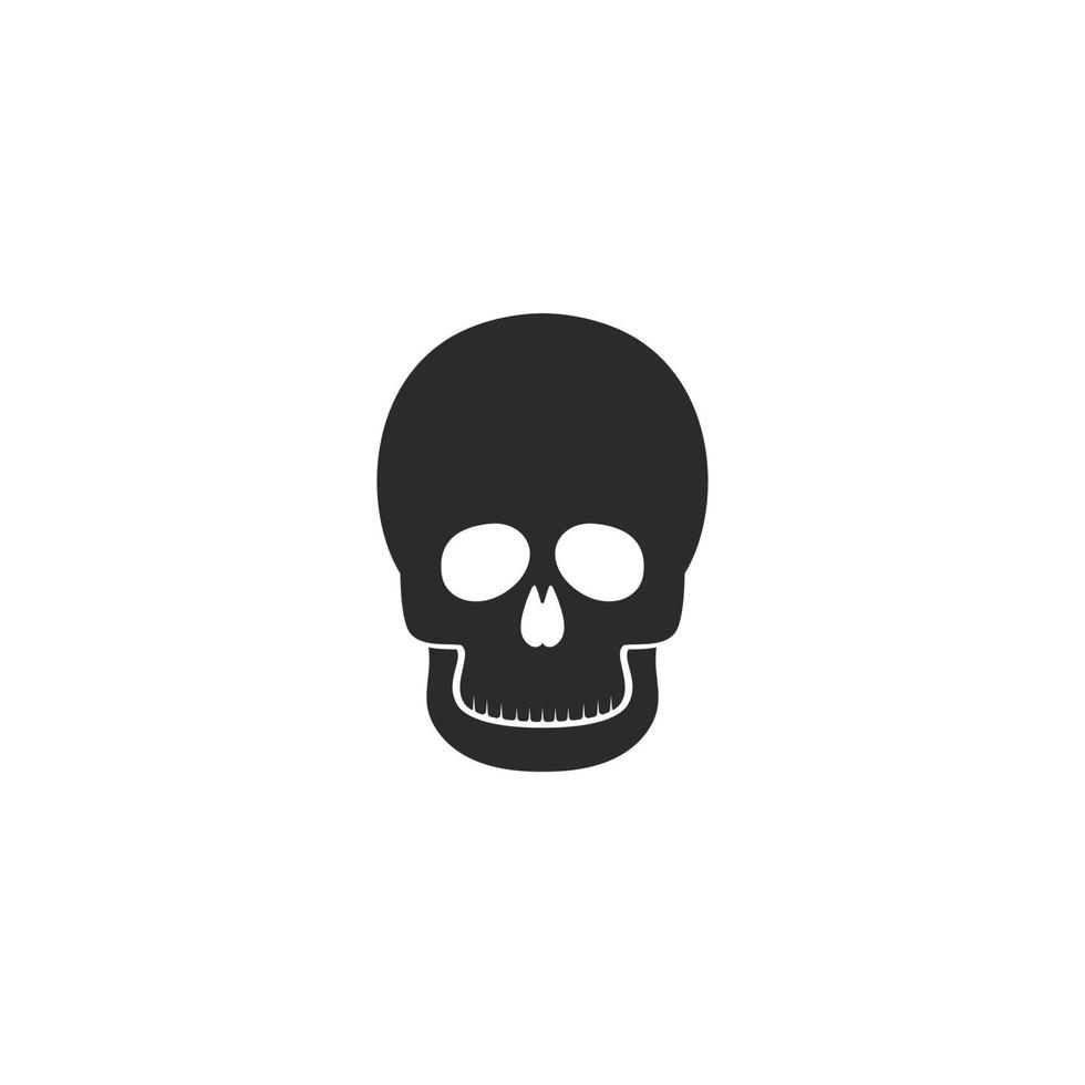 set of skull logo vector icon template illustration