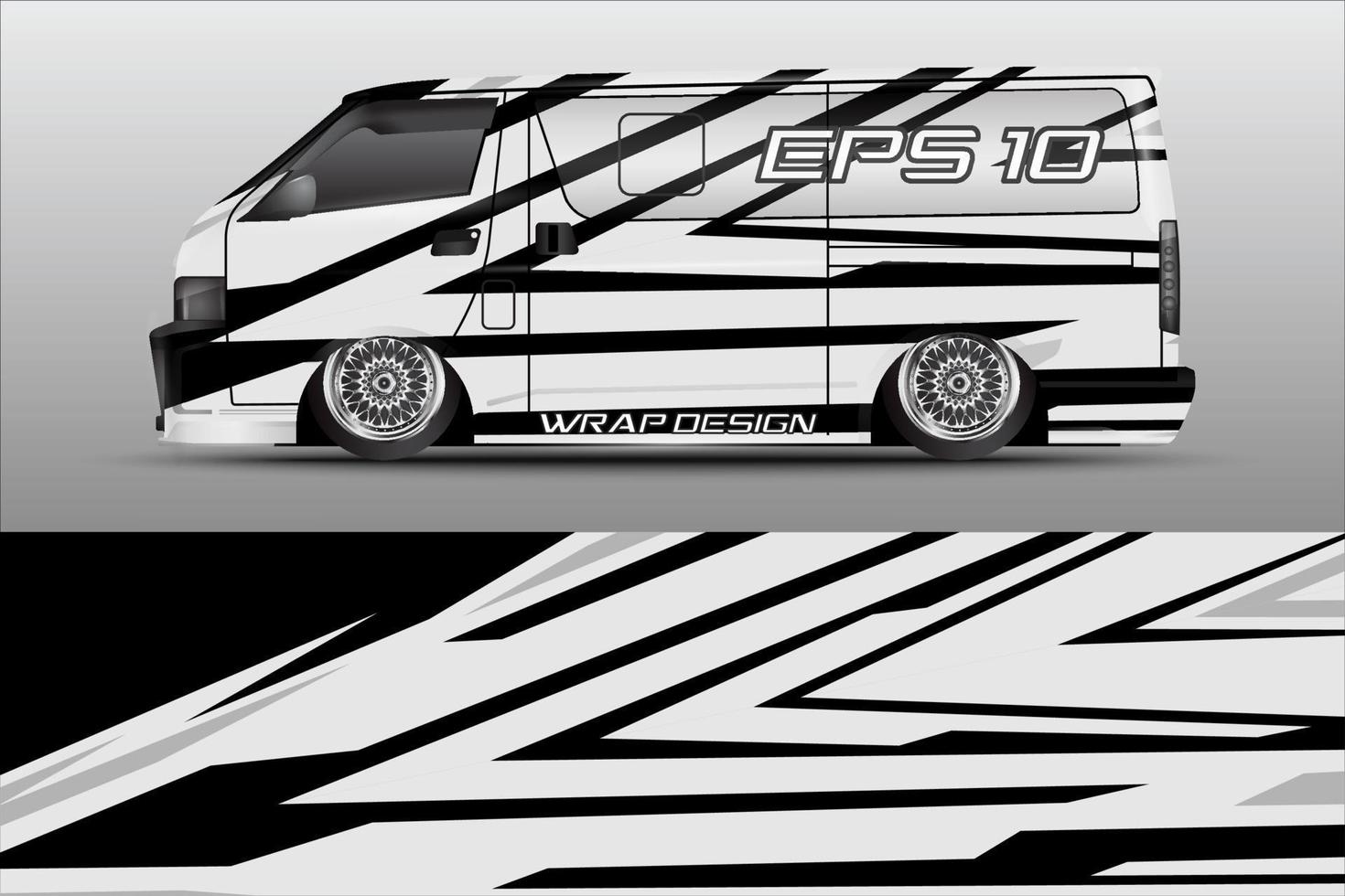 vector gráfico premium de librea de coche. diseño de fondo grunge abstracto para envoltura de vinilo de vehículos y marca de automóviles