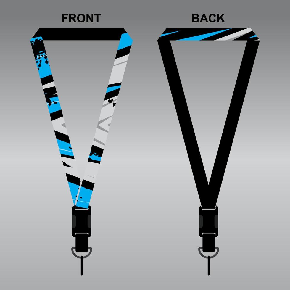 Lanyard Template Design For Company Purposes And More 16108539 Vector
