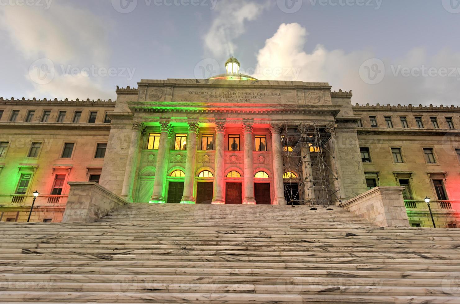 Puerto Rico Capitol in San Juan, Puerto Rico. photo