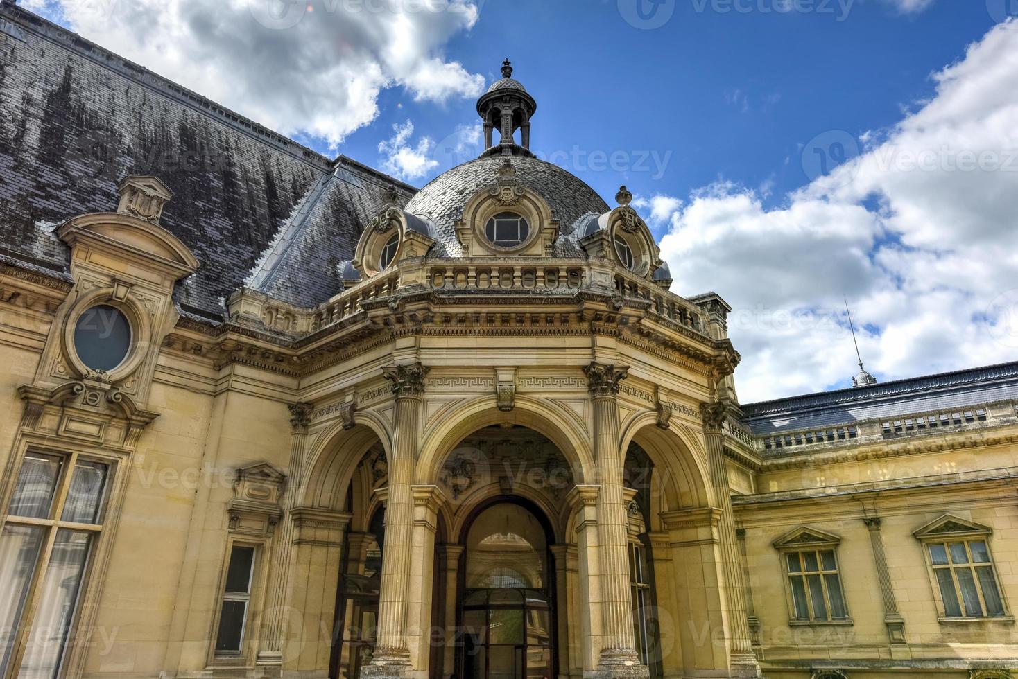 Chateau de Chantilly, historic chateau located in the town of Chantilly, France. photo