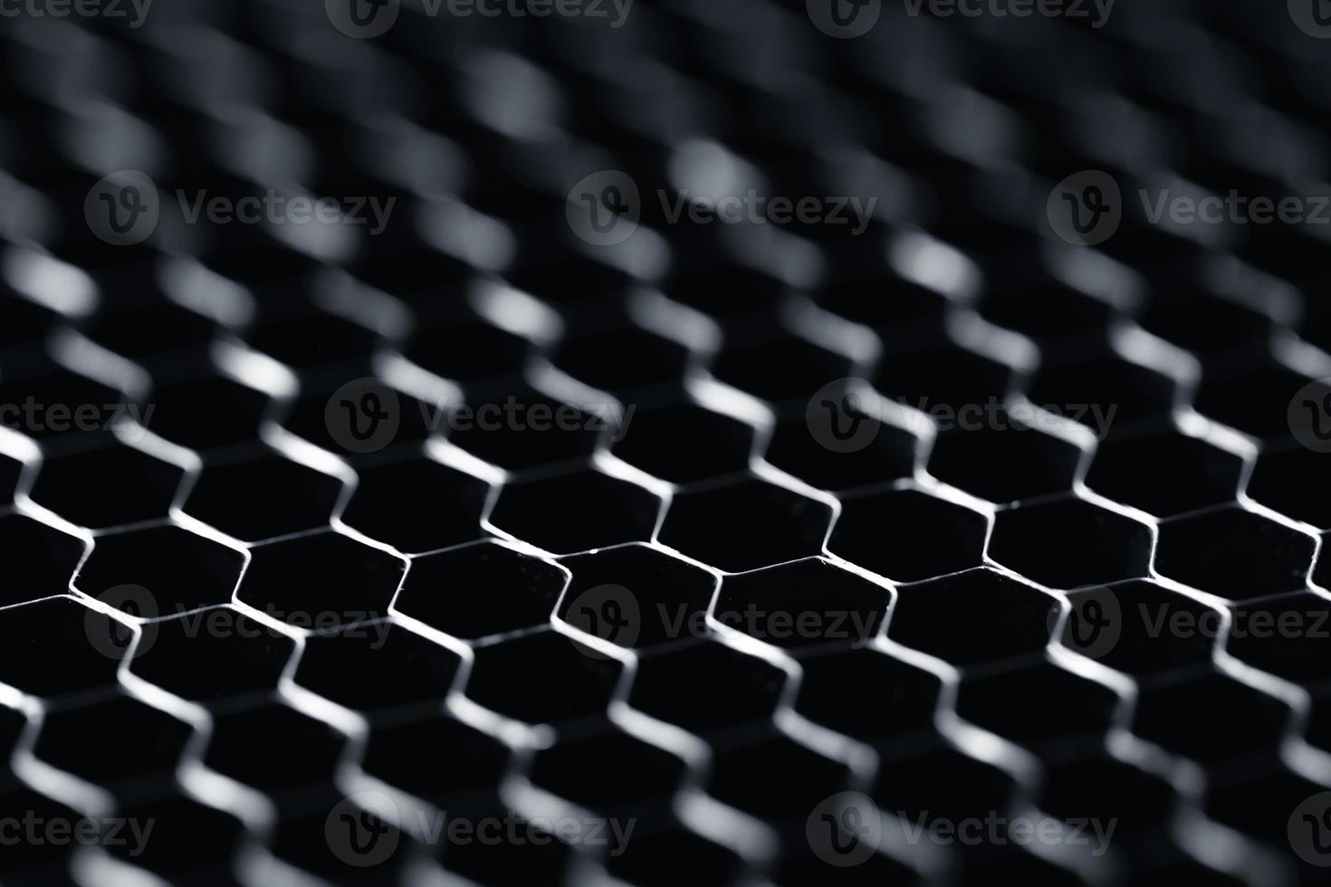 Abstract hi-tech surface with a honeycomb cells photo