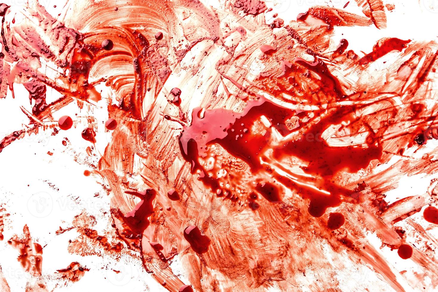 Blood splatters view photo