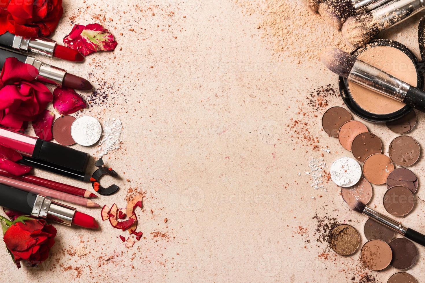 Makeup products view photo