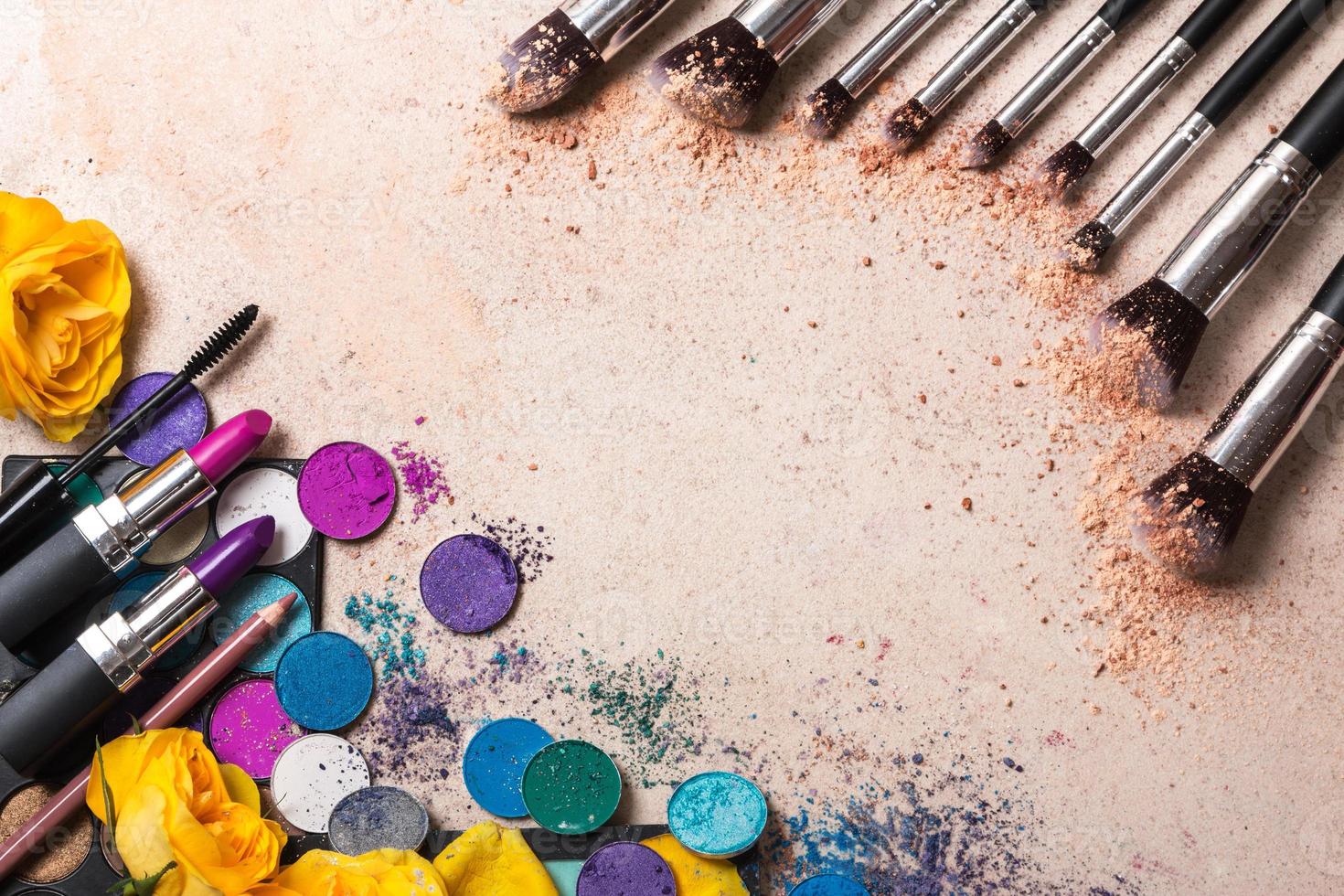 Makeup products view photo