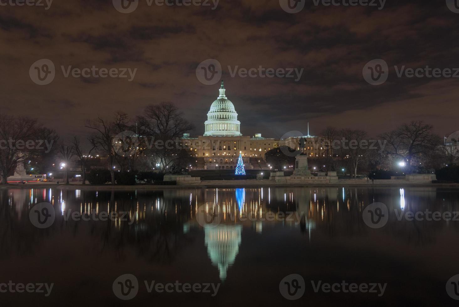 US Capitol Building in Winter - Washington DC United States photo