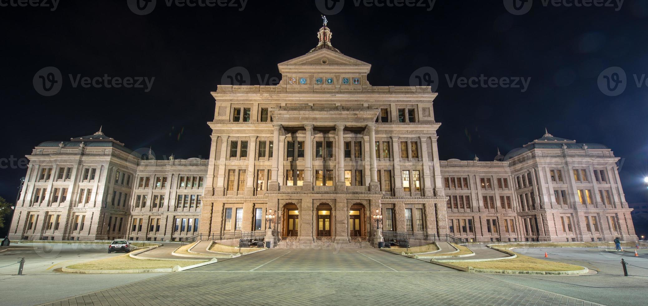 The Texas State Capitol Building, Night photo