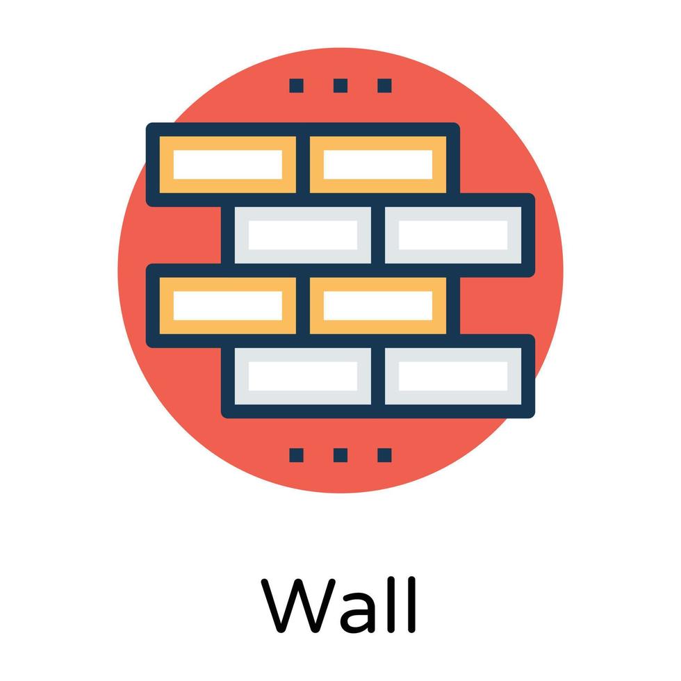 Trendy Bricks Wall vector