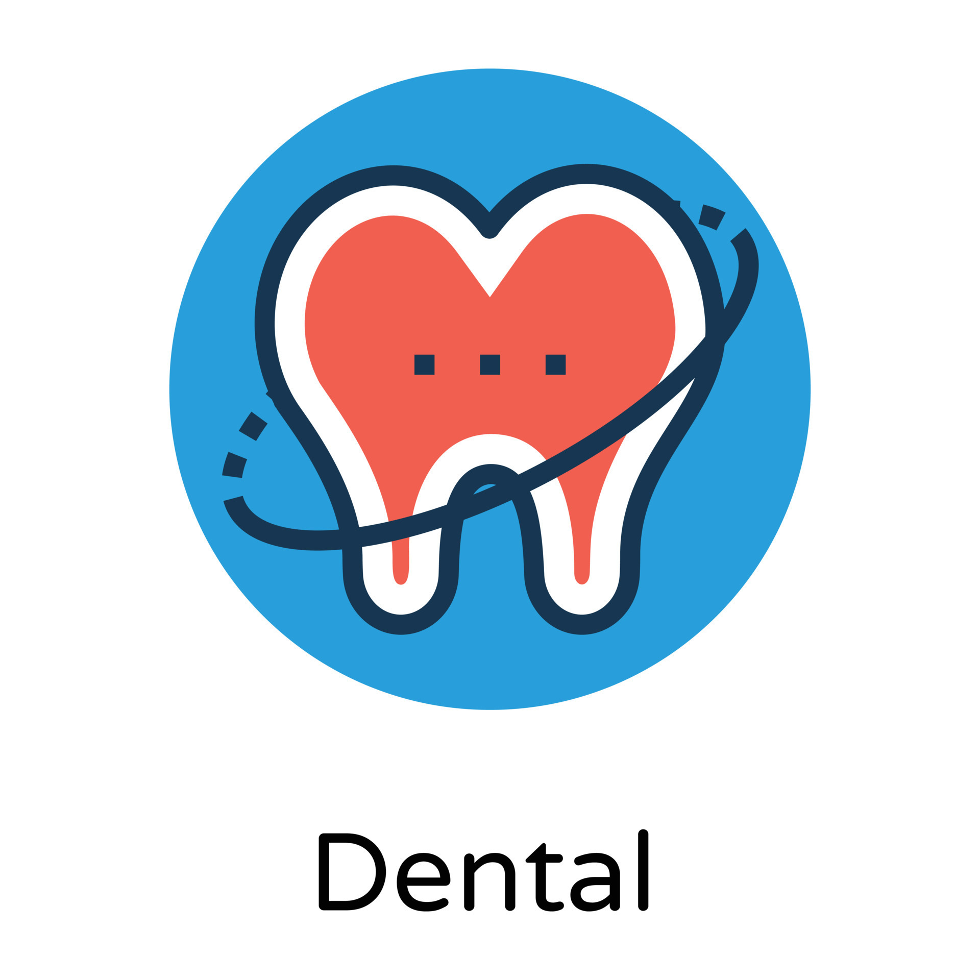 Trendy Dental Health 16110488 Vector Art at Vecteezy