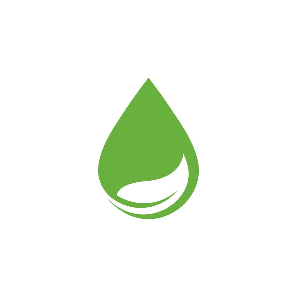 Water Drop Logo template vector icon illustration