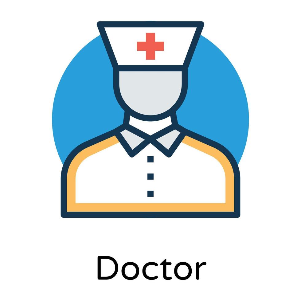 Trendy Medical Practitioner vector