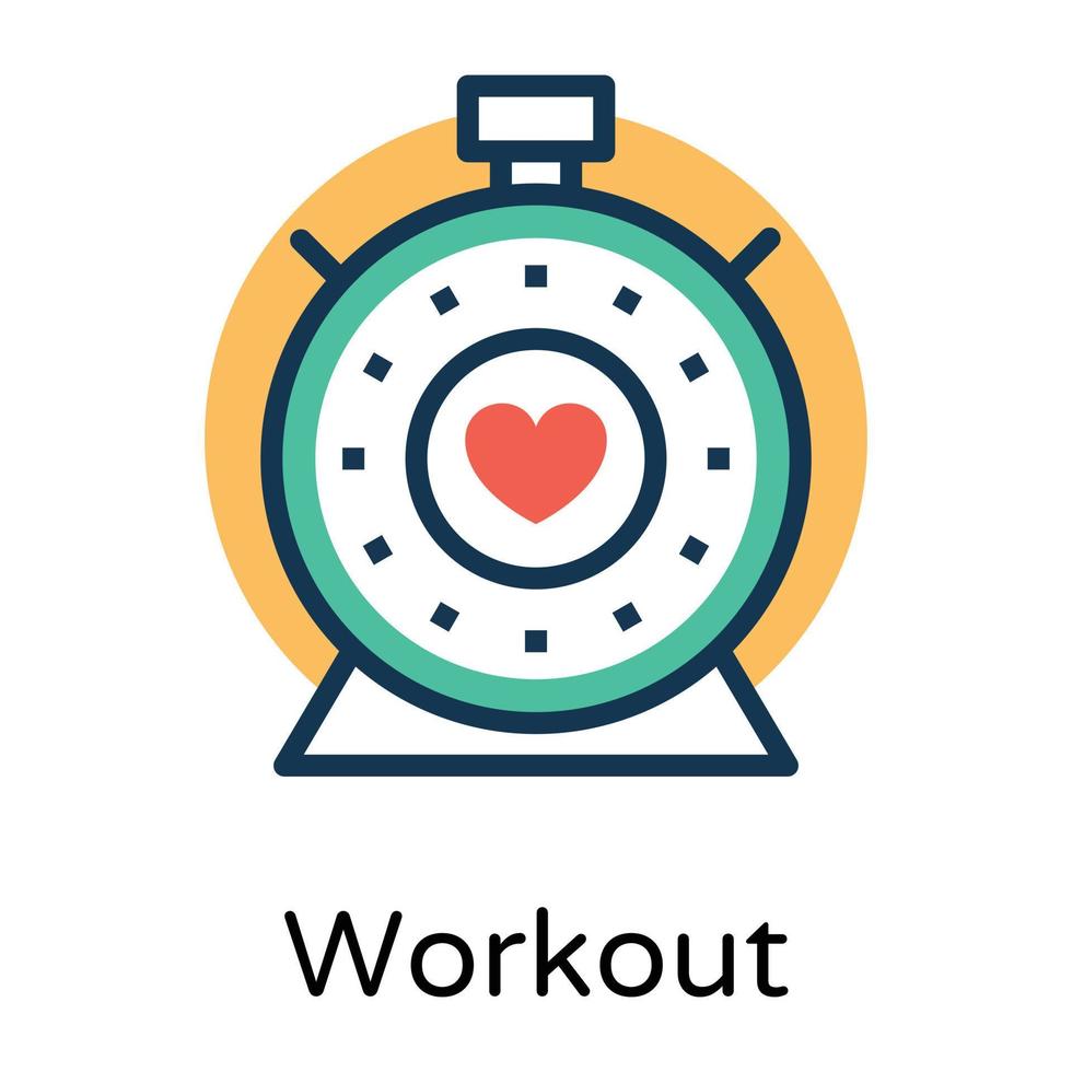 Trendy Heart Palpitation vector