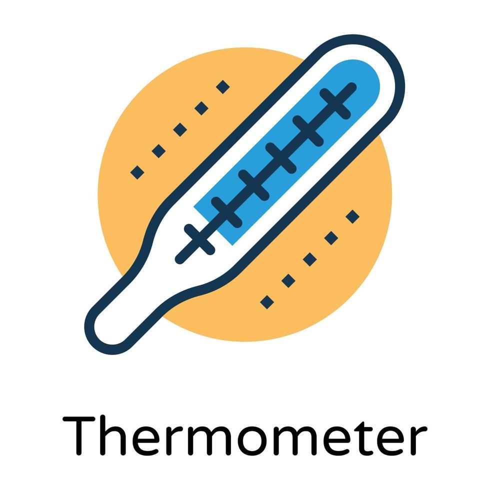 Clinical Digital Thermometer vector