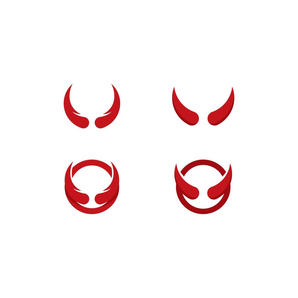 Devil horn logo vector