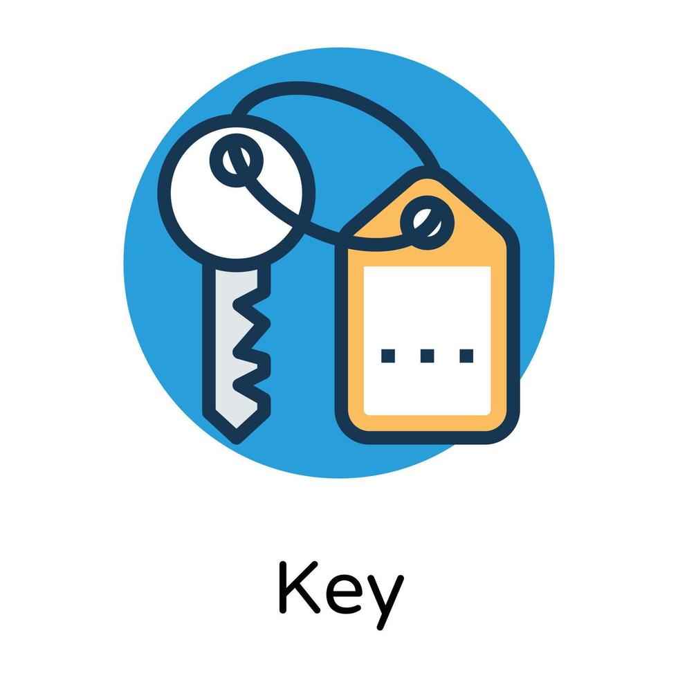 Trendy Key Concepts vector