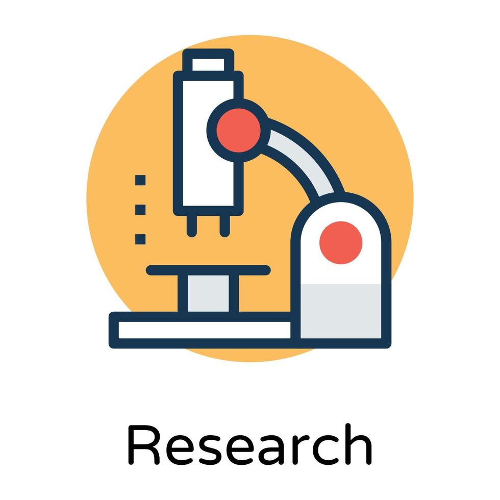 Trendy Microscope Concepts vector