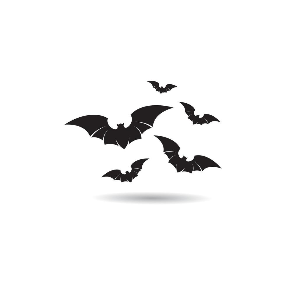 Bat icon for web. Isolated on white background vector