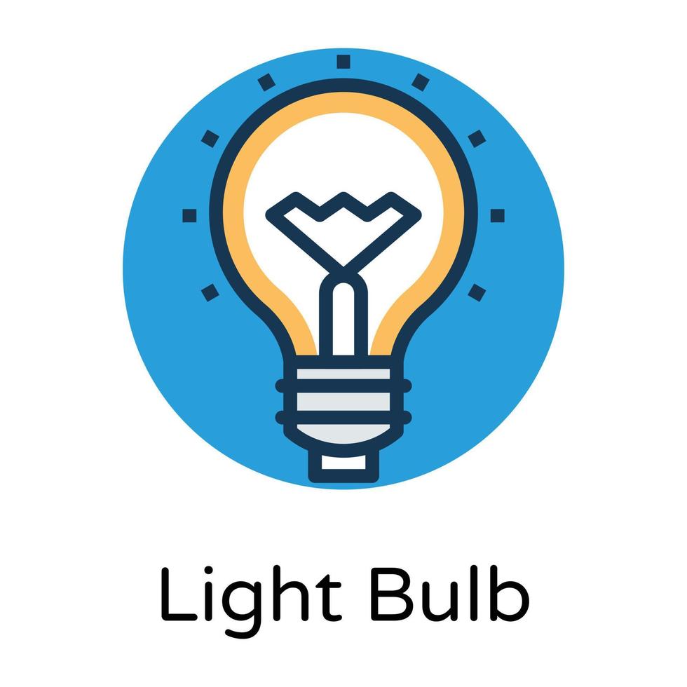 Incandescent Light Bulb 16111654 Vector Art at Vecteezy