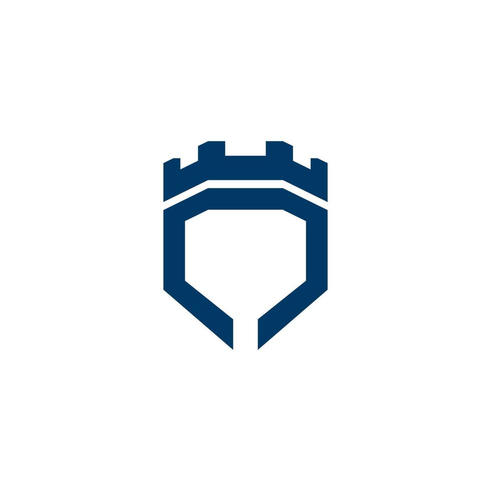 Castle Logo vector icon illustration