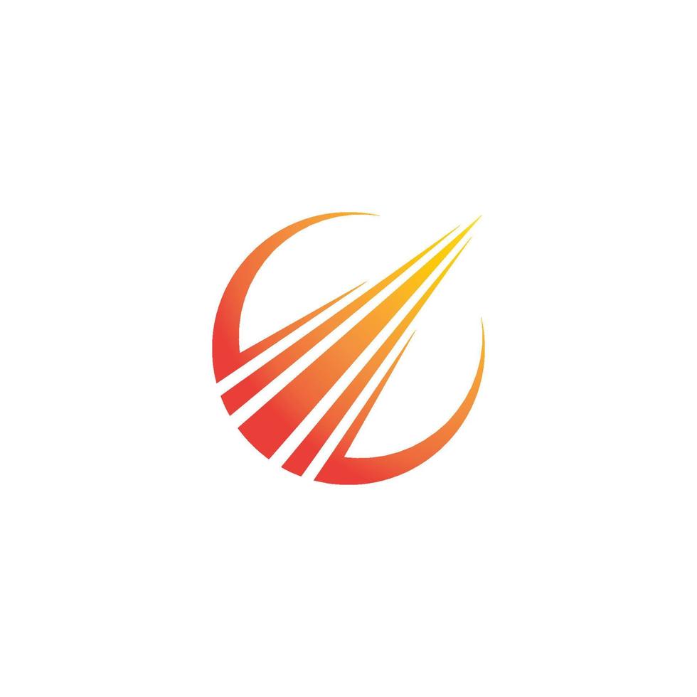 meteor logo vector template