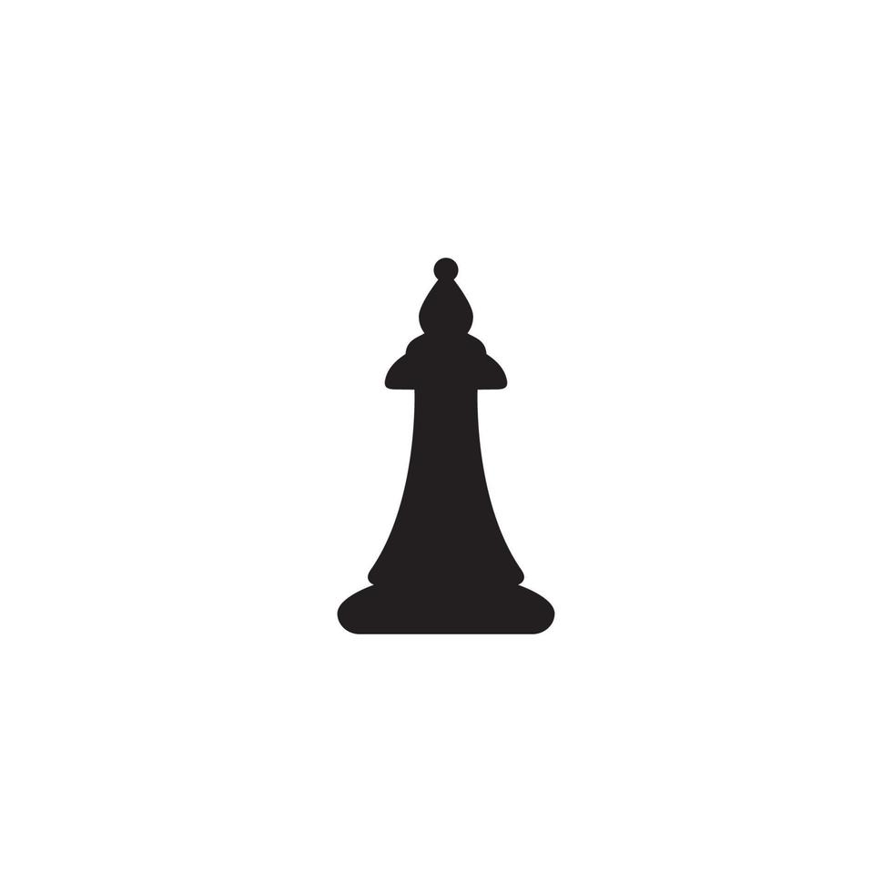 vector chess piece set for logo design,bishop icon illustration